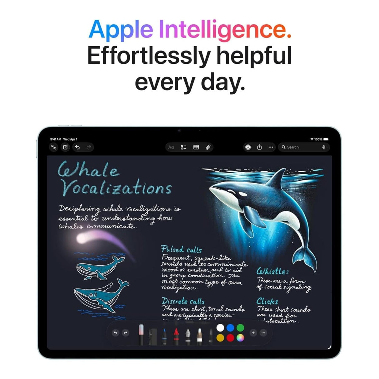 Apple iPad Air 13-inch Tablet - Apple M4 256GB ROM 12GB RAM Wi-Fi Purple MH5X4QA/A