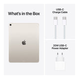 Apple iPad Air 13-inch Tablet - Apple M4 128GB ROM 12GB RAM Wi-Fi Cellular iPadOS 26 Starlight MH9F4QA/A