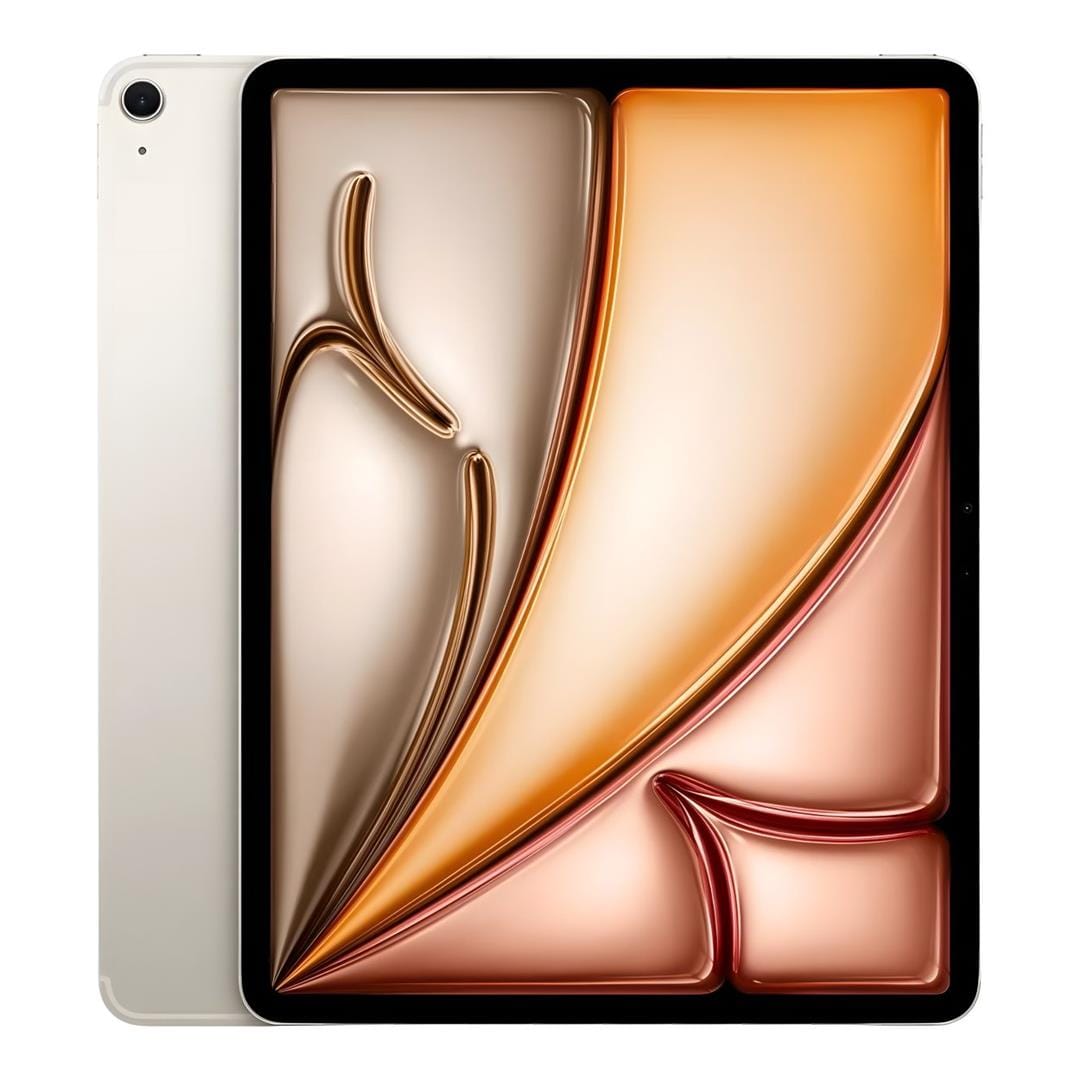 Apple iPad Air 13-inch Tablet - Apple M4 256GB ROM 12GB RAM Wi-Fi + Cellular Starlight MH9K4QA/A