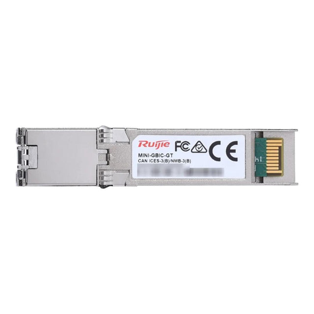 Ruijie Networks Mini-GBIC-GT 1000BASE-T SFP Copper RJ45 100-m Transceiver Module