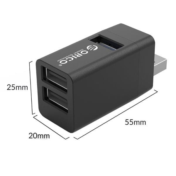 Orico 3-Port Mini Hub MINI-U32L-BK-BP 
