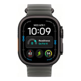 Apple Watch Ultra 4 GPS + Cellular 49mm Natural Titanium Case with Translucent Grey Ocean Band MJAD4AF/A