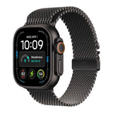 Apple Watch Ultra 4 GPS + Cellular 49mm Black Titanium Case with Black Titanium Milanese Loop - M