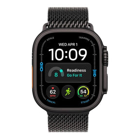 Apple Watch Ultra 4 GPS + Cellular 49mm Black Titanium Case with Black Titanium Milanese Loop - M