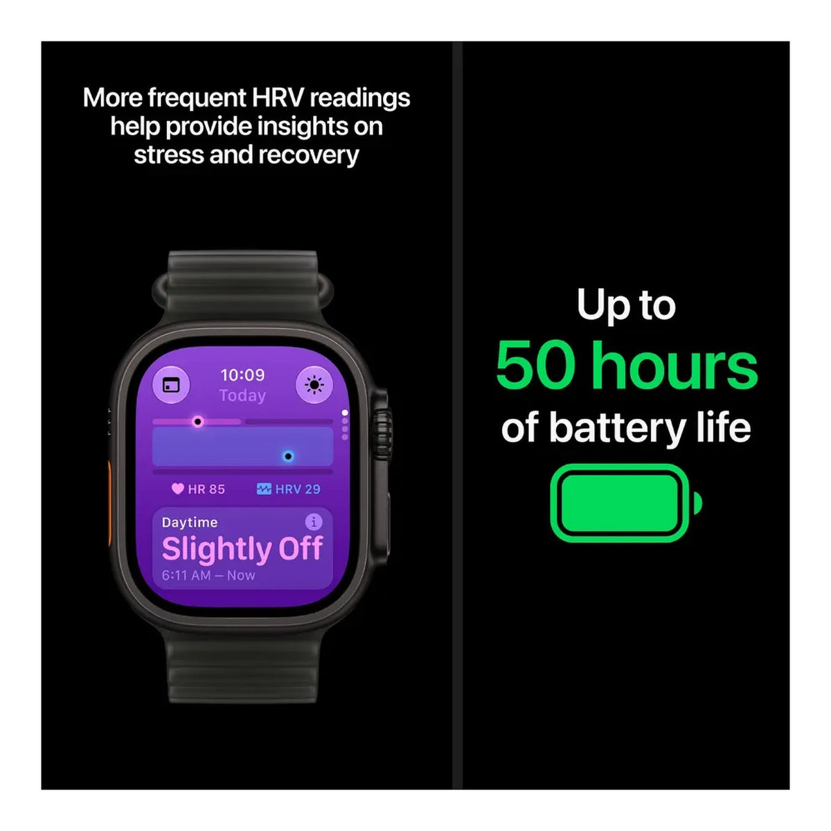 Apple Watch Ultra 4 GPS + Cellular 49mm Black Titanium Case with Burgundy Alpine Loop - Large