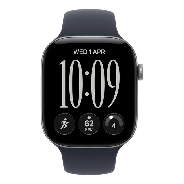 Apple Watch Series 12 GPS 42mm Space Grey Aluminium Case with Navy Blue Sport Band S/M