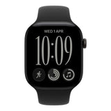 Apple Watch Series 12 GPS 42mm Black Aluminium Case with Black Sport Band S/M