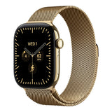 Apple Watch Series 12 GPS + Cellular 42mm Radiant Gold Titanium Case with Radiant Gold Milanese Loop