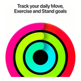 Apple Watch SE 3 GPS 40mm Midnight Aluminium Case with Navy Blue Sport Band - M/L MJL14AF/A