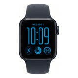 Apple Watch SE 3 GPS 40mm Midnight Aluminium Case with Navy Blue Sport Band - M/L MJL14AF/A