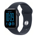 Apple Watch SE 3 GPS 40mm Midnight Aluminium Case with Navy Blue Sport Band - M/L MJL14AF/A