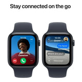 Apple Watch SE 3 GPS 44mm Midnight Aluminium Case with Navy Blue Sport Band M/L