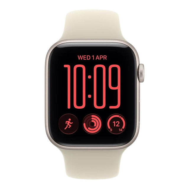 Apple Watch SE 3 GPS + Cellular 40mm Starlight Aluminium Case with Sand Sport Band M/L