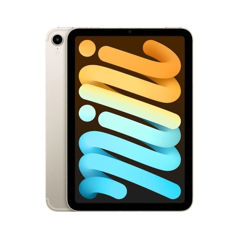 Apple iPad mini 8.3-inch Tablet - Apple A15 64GB ROM 5G iPadOS 15 Starlight MK8C3HC/A