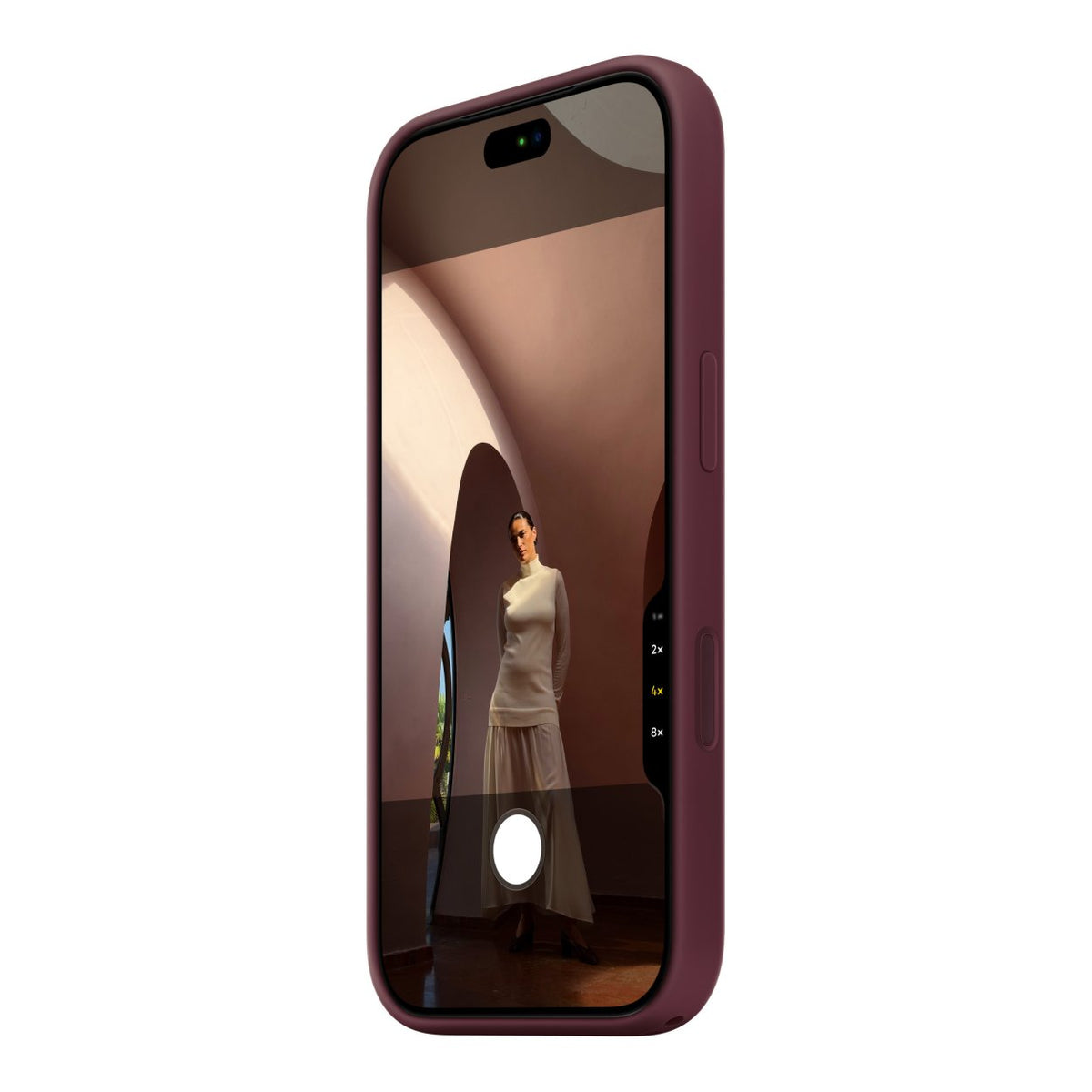 Apple A3701 iPhone 18 Pro Silicone Case with MagSafe Burgundy MK8U4ZM