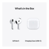 Apple AirPods 5 Wireless Earbuds White MKFW4ZE/A
