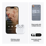 Apple AirPods 5 Wireless Earbuds White MKFW4ZE/A