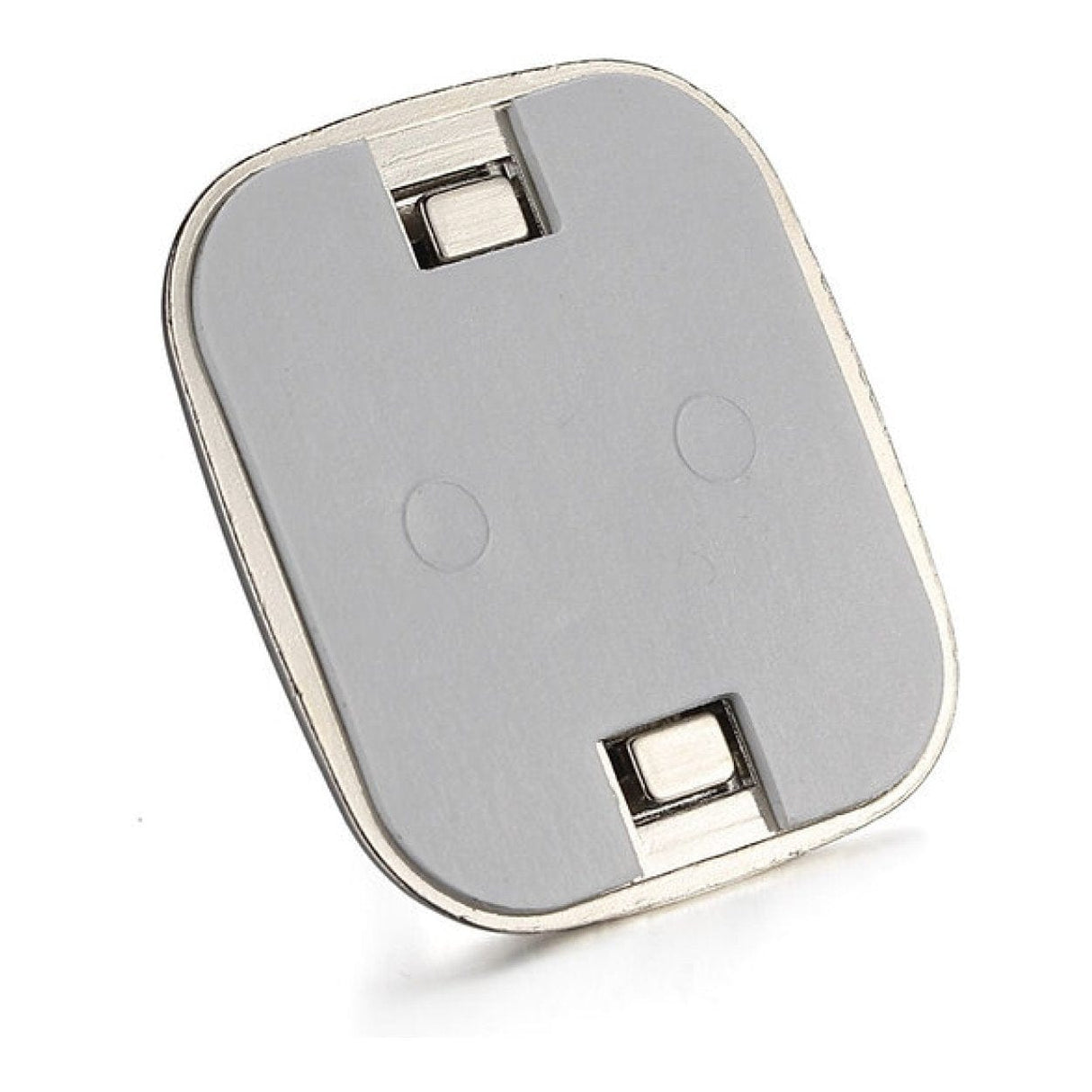 Tuff-Luv 2x1cm Desk Zinc Alloy Security Base Plate Silver MLOCK4