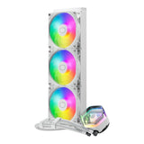 Cooler Master MasterLiquid 360 Atmos 360mm ARGB Liquid CPU Cooler - White MLX-D36M-A25PZ-RW
