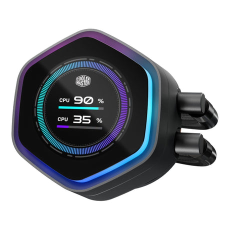 Cooler Master MasterLiquid Atmos II 360 LCD Liquid CPU Cooler Black MLX-D36M-A25SZ-L1