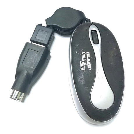 Geeko USB Mini Optical Mouse Black Silver MO-0404