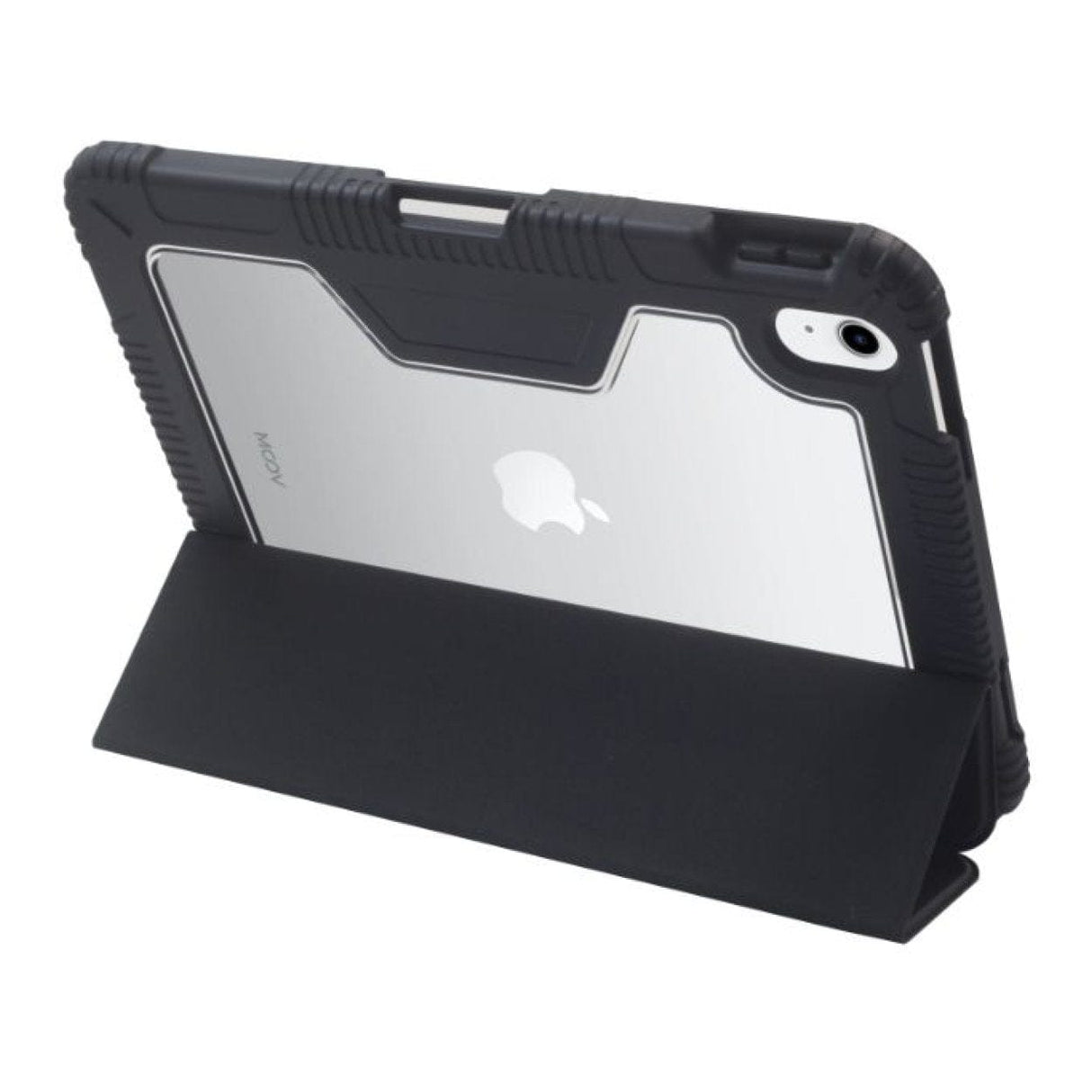 Moov Rugged Tri-fold Flap Case with Pencil Holder for iPad A16 10th Gen - Black MO-510942-KCL
