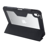 Moov Rugged Tri-fold Flap Case with Pencil Holder for iPad A16 10th Gen - Black MO-510942-KCL