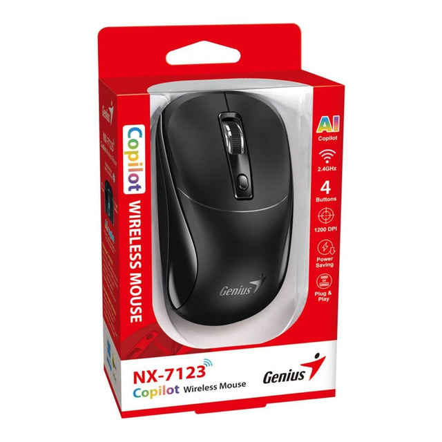 Genius NX-7123 Copilot Wireless Mouse Black MOU-NX-7123-BLK