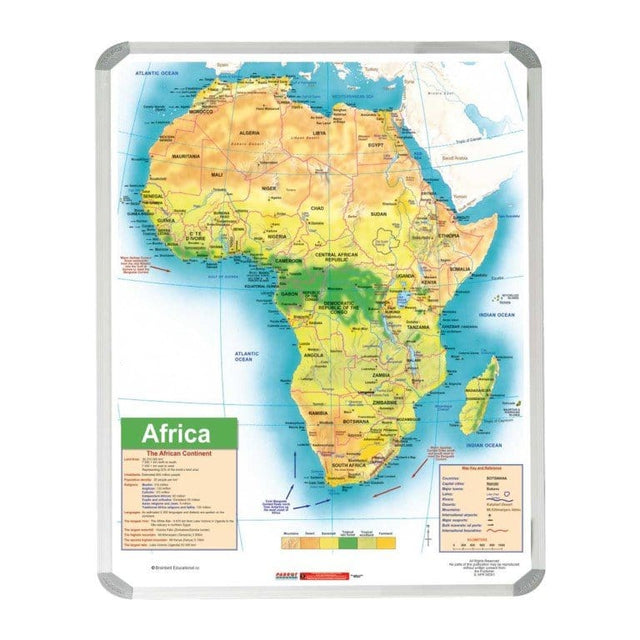 Parrot Africa General Educational Map 1500x1200mm MP5434