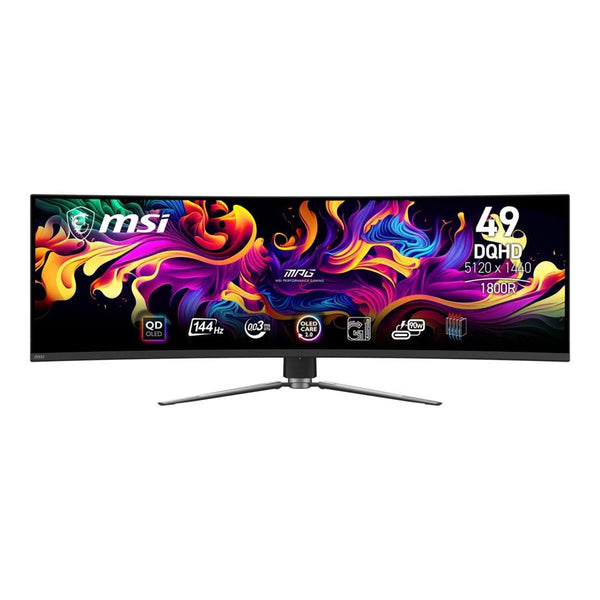 【-v- 】MSI MPG 491CQP QD-OLED 49インチ MSI MPG 491CQP QD-OLED 49-inch 5120 x 1440p DQHD 32:9 144Hz 0.03ms