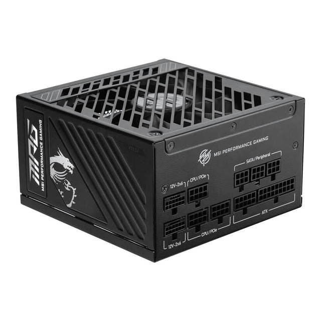 MSI MPG A1000GS PCIE5 1000W 80 PLUS Gold Fully Modular ATX Power Supply