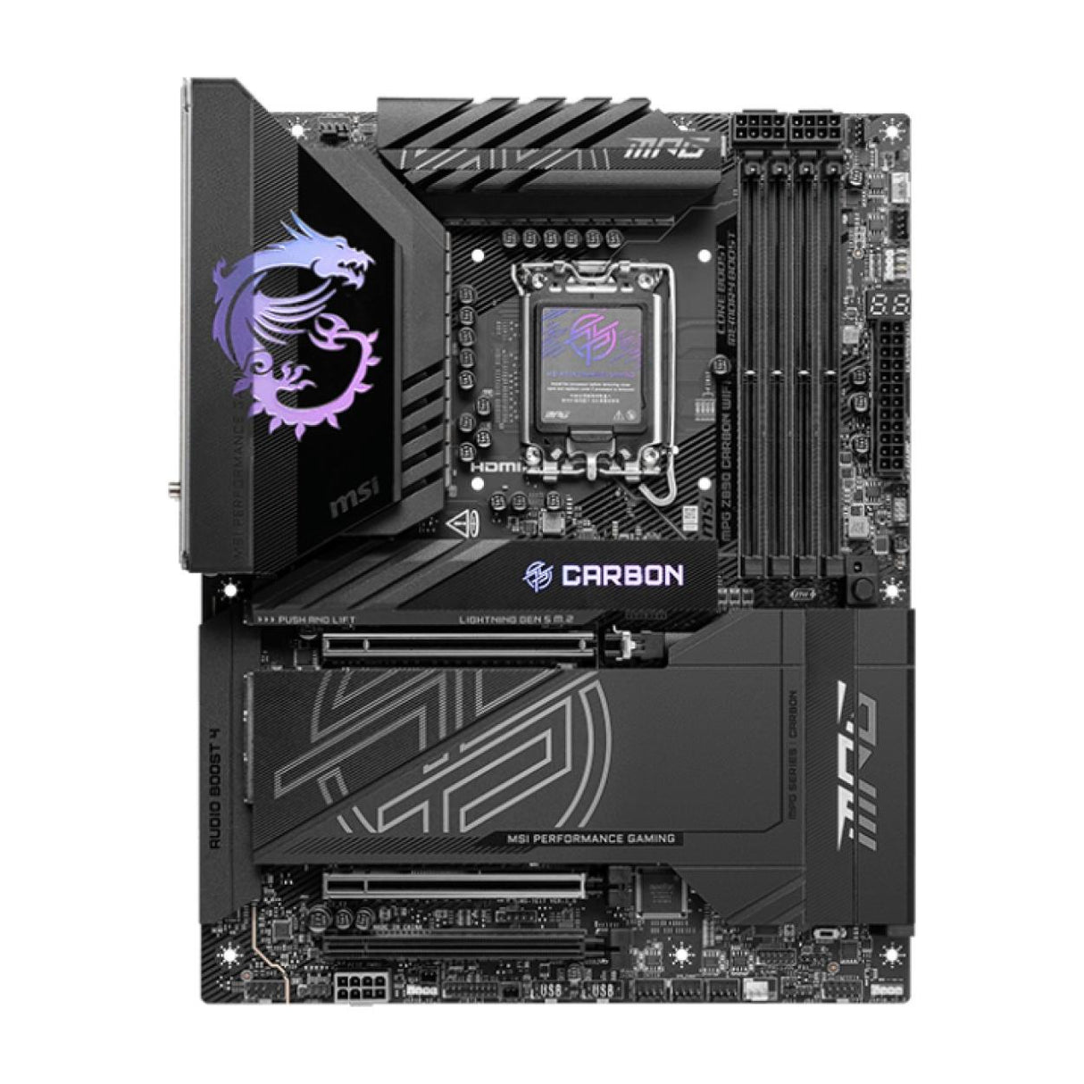 MSI MPG Z890 Carbon Wi-Fi Intel LGA 1851 ATX Motherboard