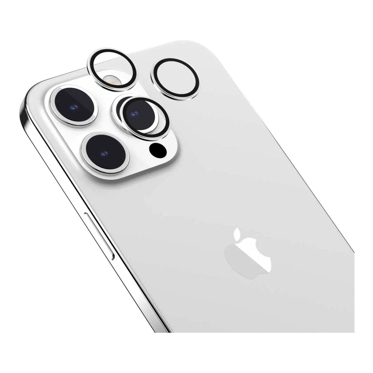 SwitchEasy LenzGuard Sapphire Lens Protector for iPhone 15 Pro - Silver