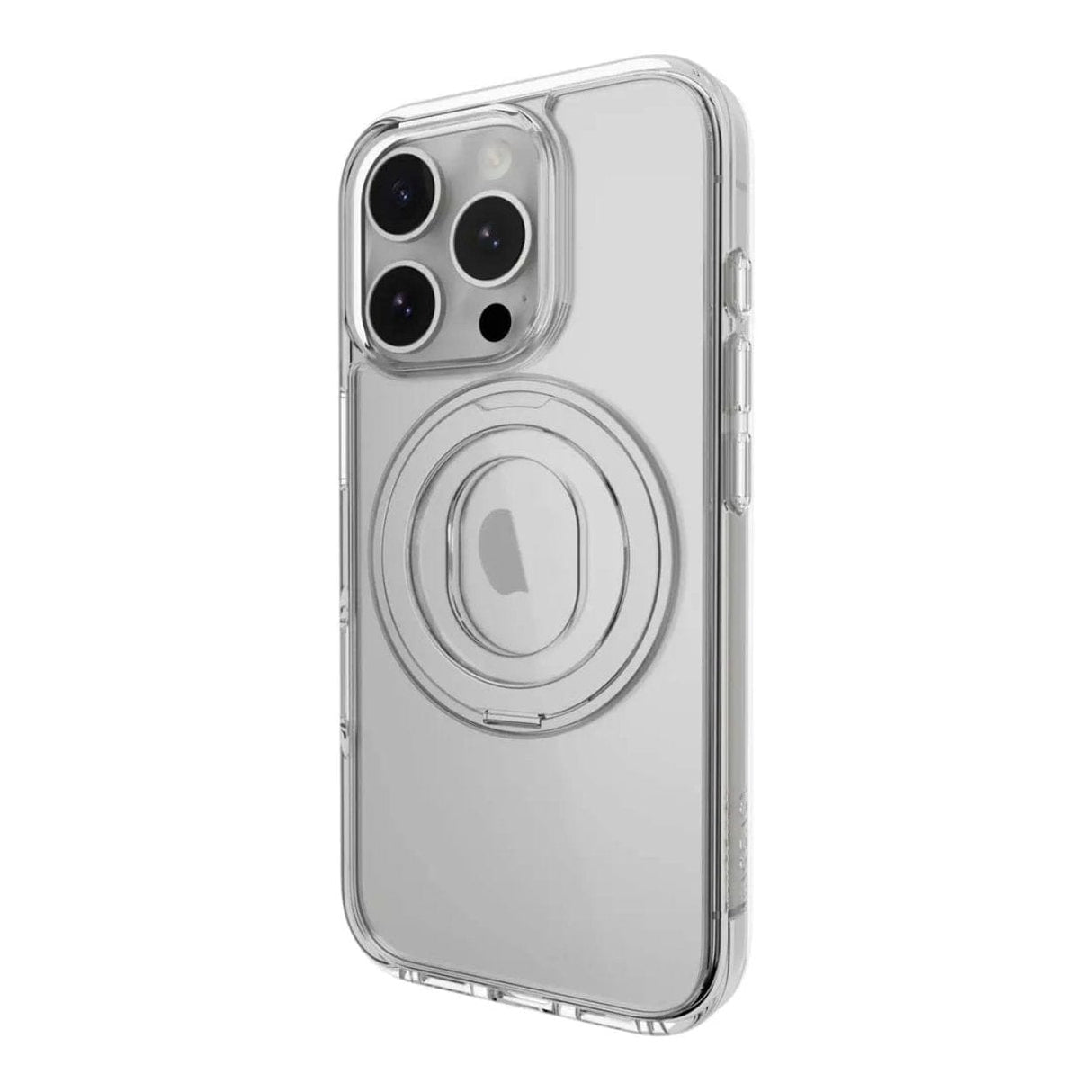 MagEasy MagStand 360 M Protective Phone Case for iPhone 16 Pro - Transparent
