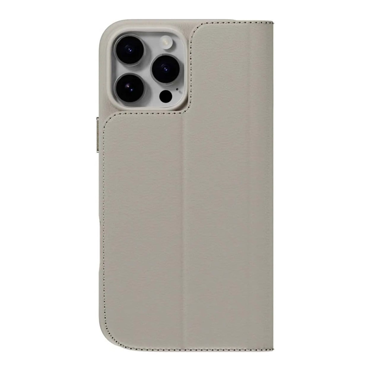 MagEasy Card Folio M Flip Leather Phone Case for iPhone 16 Pro Max - Starlight MPH67P263SI24