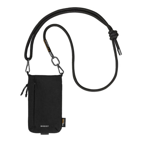 Switcheasy MagEasy Phone Sacoche Utility Crossbody Bag with Strap - Graphite Black