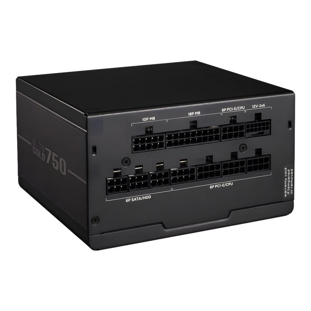 Cooler Master Elite Gold 750W 80 PLUS Gold Modular ATX 3.1 Power Supply MPX-7505-AFAG-BEU