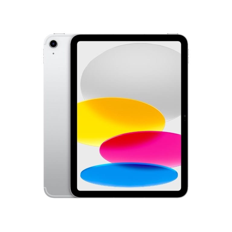 Apple iPad 10.9-inch Tablet - Apple A14 64GB ROM 5G iPadOS 16 Silver MQ6J3HC/A