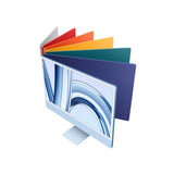 Apple iMac 23.5-inch Retina 4.5K All-in-One PC - Apple M3 512GB SSD 8GB RAM macOS MQRU3SO/A