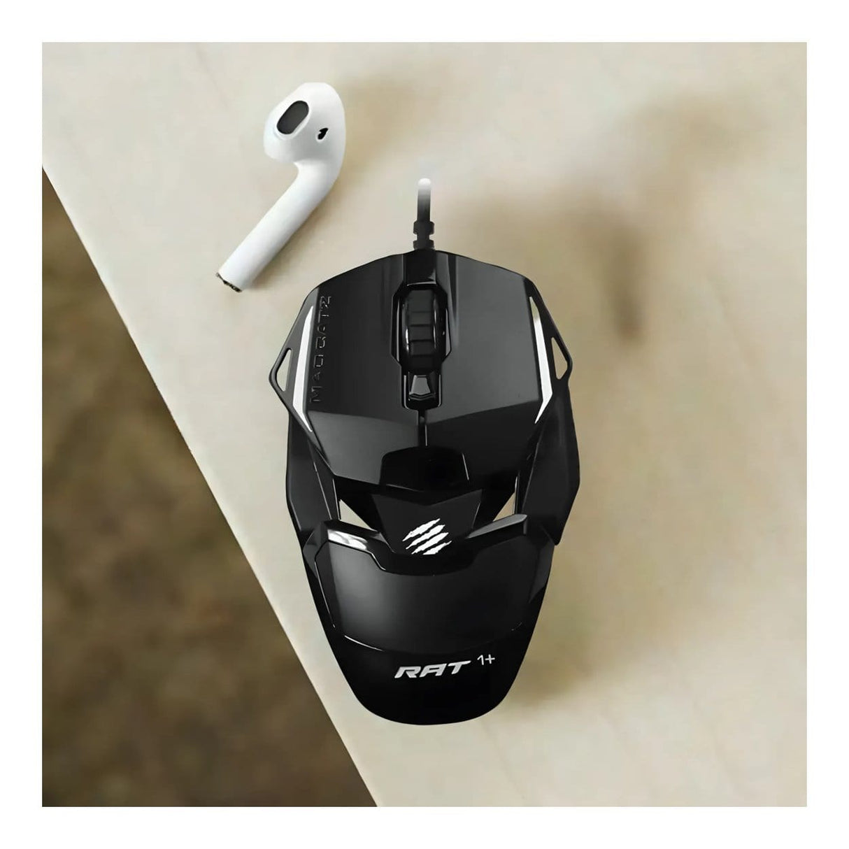 Mad Catz R.A.T. 1+ USB Type-A Optical 2000 DPI Gaming Mouse MR01MCINBL000-0