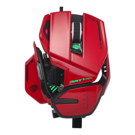 Mad Catz R.A.T 8+ ADV Optical Wired Gaming Mouse MR06DCINRD000-0