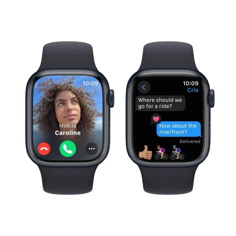 Apple Watch Series 9 GPS 41mm Midnight Aluminium with Midnight Apple Watch Series 9 GPS 41mm Midnight Aluminium with Midnight