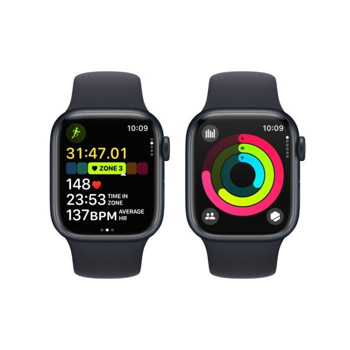 Apple Watch Series 9 GPS 45mm Midnight Aluminium Case with