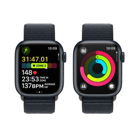 Apple Watch Series 9 GPS 45mm Midnight Aluminium with Midnight Sport Loop