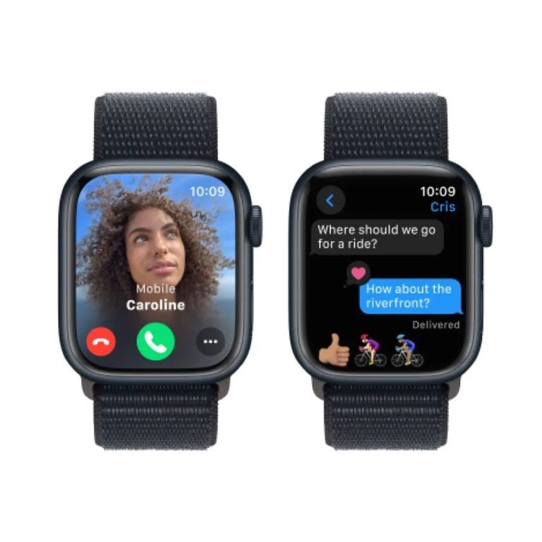 Apple Watch Series 9 GPS 45mm Midnight Aluminium with Midnight Sport Loop