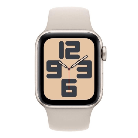Apple Watch SE GPS 40mm Starlight Aluminium with Starlight Sport Band S/M