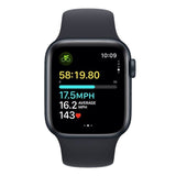Apple Watch SE GPS 40mm Midnight Aluminium with Midnight Sport Band S/M