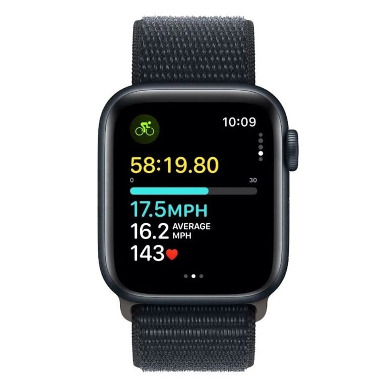 Apple Watch SE GPS 44mm Midnight Aluminium with Midnight Sport Loop