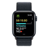 Apple Watch SE GPS 44mm Midnight Aluminium with Midnight Sport Loop