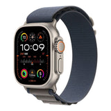 Apple Watch Ultra 2 Titanium Case with Blue Alpine Loop MREQ3SO/A